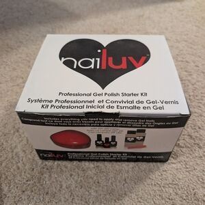 Professional Gel Polish Starter Kit - Black and Red
